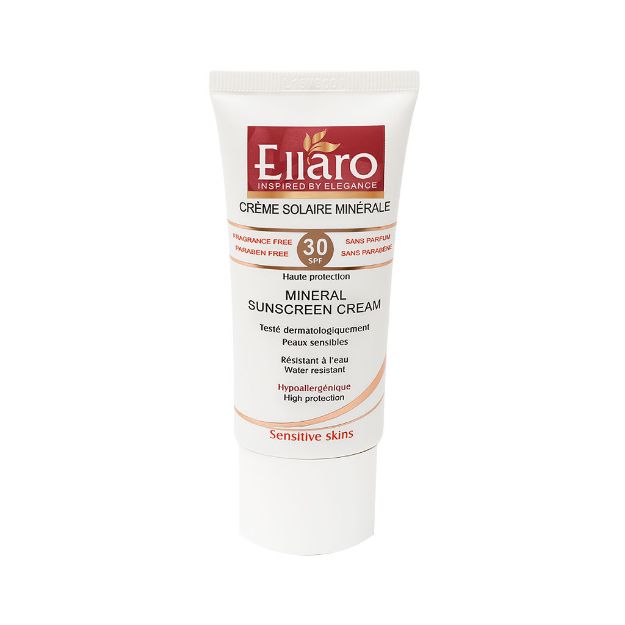 کرم-ضد-آفتاب-مینرال-الارو-SPF30-مناسب-پوست-های-حساس-۵۰-میلی-لیتر---Ellaro-Mineral-Sunscreen-Cream-SPF30-For-Sensitive-Skins-50-ml