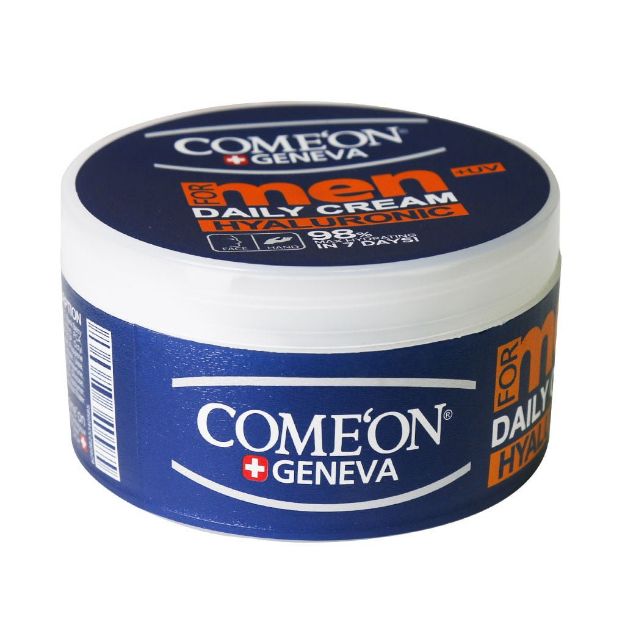 کرم-مرطوب-کننده-کاسه-ای-مردانه-کامان-حاوی-هیالورونیک-اسید-240-میلی-لیتر---Comeon-Daily-Cream-For-Men-240-ml