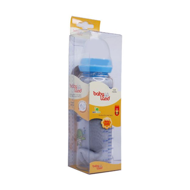 شیرخوری-پیرکس-بیبی-لند-کد-519-مناسب-6-الی-18-ماه-240-میلی-لیتر---Baby-land-Baby-Bottle-Code-519-For-6-18-Months-240ml