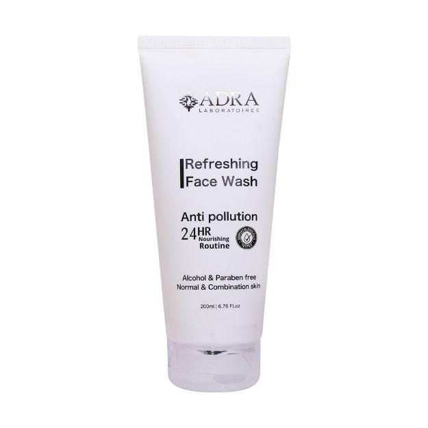 ژل-شست-و-شوی-صورت-آدرا-مناسب-پوست-نرمال-و-مختلط-200-میلی-لیتر---Adra-Refreshing-Face-Wash-For-Normal-And-Combination-Skin-200-Ml