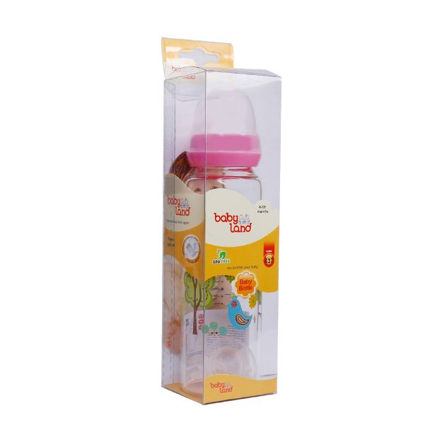 شیشه-شیر-پیرکس-بیبی-لند-کد-437-مناسب-6-تا-18-ماه-240-میلی-لیتر---Baby-Land-437-milking-Bottle-240ml