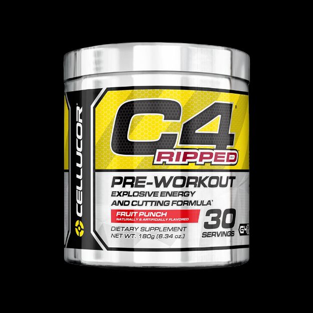 پمپ-سی-فور-(C4)-ریپد-سلوکور-۱۸۰-گرم---Pump-Cellucor-C4-Ripped-Pre-Workout-30-Serving-180-g
