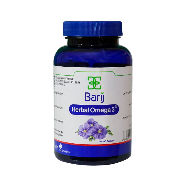 کپسول-روغن-بذر-کتان-حاوی-امگا-3-باریج-اسانس-۶۰-عددی---Barij-Flaxseed-Oil-60-Caps