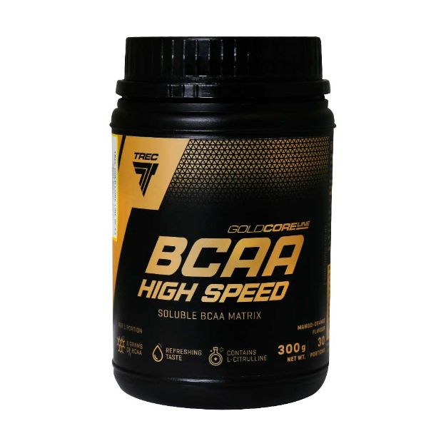 پودر-بی-سی-ای-ای-های-اسپید-گلد-کر-لاین-ترک-نوتریشن-300-گرم---Trec-Nutrition-Gold-Core-BCAA-High-Speed-300-g