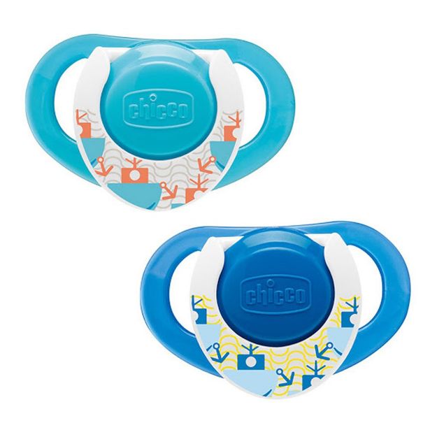 پستانک-۲-تایی-ارتودنسی-فیزیو-سیلیکان-چیکو-مناسب-کودکان-بالای-12-ماه---Chicco-Physio-Compact-Orthodontic