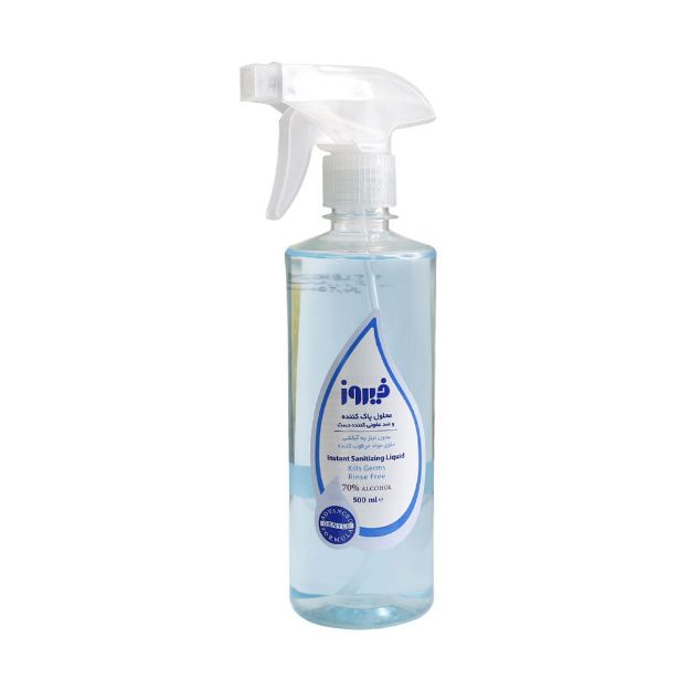 محلول-پاک-کننده-و-ضد-عفونی-کننده-دست-فیروز-500-میلی-لیتر---Firooz-Instant-Sanitizing-Liquid-500-ml