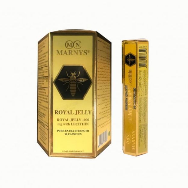 کپسول ژلاتینی رویال ژلی و لسیتین مارنیز - Marnys Royal Jelly + Lecithin