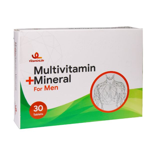 قرص-مولتی-ویتامین-و-مینرال-ویتامین-لایف-مخصوص-آقایان-30-عدد---Vitamin-Life-Multivitamin-Mineral-For-Men-30-Tabs