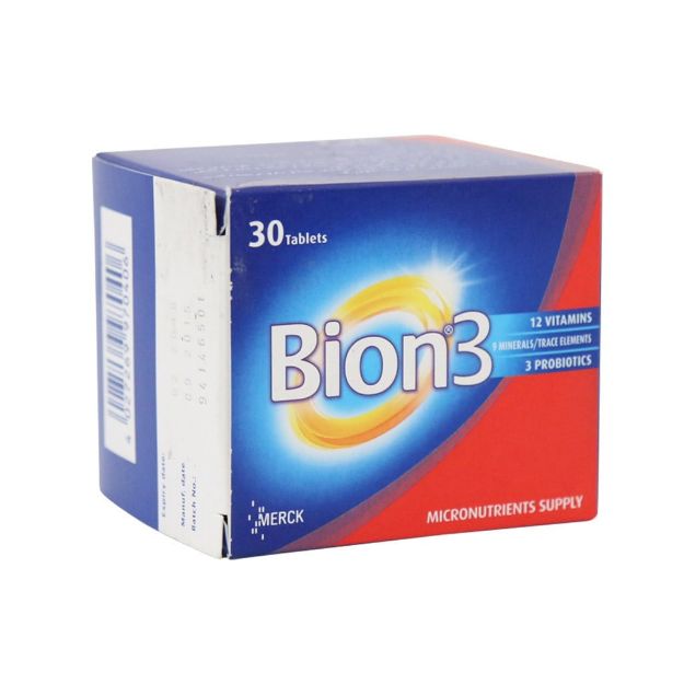 قرص-بیون-۳-مرک-۳۰-عدد---Merck-Bion-3-30-Tabs