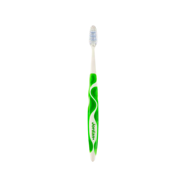 مسواک-ادونس-وایت-جردن-با-برس-متوسط-به-همراه-درپوش---Jordan-Advanced-White-Toothbrush