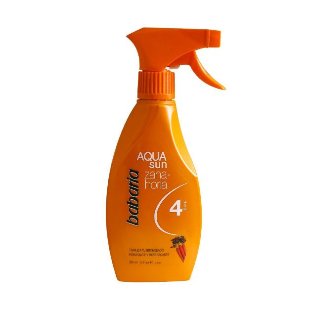 اسپری-آکوسان-و-تثبیت-برنز-عصاره-هویج-SPF4-باباریا-300-میلی-لیتر---Babaria-Aqua-Sun-SPF4-Spray-300-ml