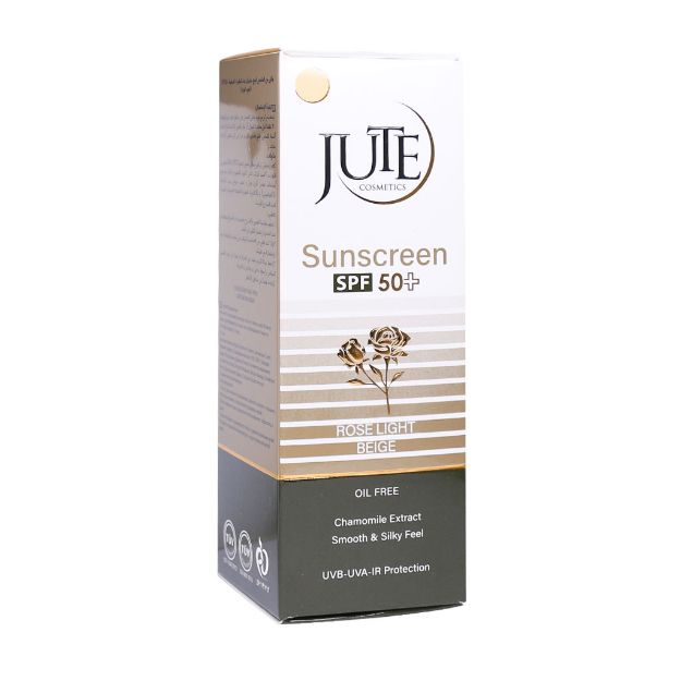 کرم-ضد-آفتاب-SPF50-ژوت-مناسب-پوست-چرب-50-میلی-لیتر---Jute-Oil-Free-Light-Beige-Sunscreen-SPF50-Cream-50-ml