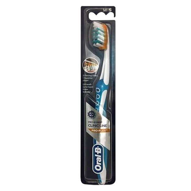 مسواک-پرو-اکسپرت-کلینیک-لاین-پروفلکس-اورال-بی-با-فرچه-نرم---Oral-B-Pro-Expert-Clinic-Line-Pro-Flex-Toothbrush