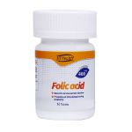 قرص-فولیک-اسید-400-میکروگرم-های-هلث-30-عدد---HI-Health-Folic-Acis-400-mcg-30-Tabs