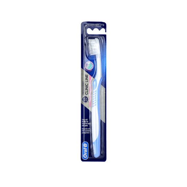 مسواک-اکسترا-سافت-اورال-بی-مخصوص-دندان-های-حساس-با-فرچه-خیلی-نرم---Oral-B-Extra-Soft-Clinic-Line-Advantage-Sensitive-Toothbrush