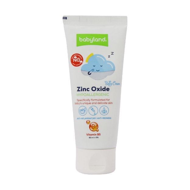 کرم-زینک-اکساید-مناسب-ادرار-سوختگی-پای-کودک-بیبی-لند-60-میلی-لیتر---Baby-land-Leg-Burn-Zinc-Oxide-Cream-60-ml