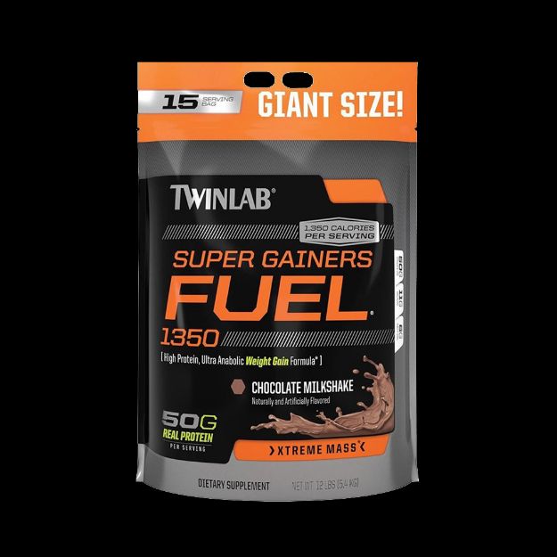 پودر-سوپر-گینر-فیول-1350-توینلب-با-طعم-شکلات-5400-گرم---Twinlab-Gainers-Fuel-1350-Chocolate-5400-g
