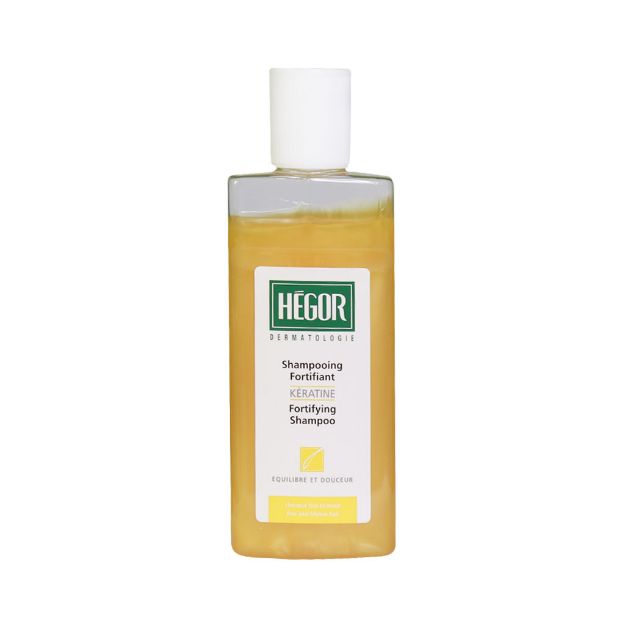 شامپو-تقویت-کننده-کراتین-هگور-مناسب-موهای-نازک،-شکننده-و-آسیب-دیده---Hegor-Keratin-Fortifying-Shampoo