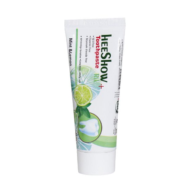 خمیر-دندان-هیشو-ریک-مدل-نعناع-و-لیمو-75-میلی-لیتر---Heeshow-Rik-Mint-&-Lemon-Toothpaste-75-ml