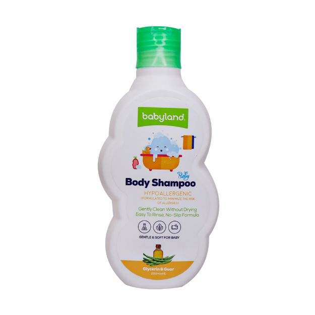 شامپو-بدن-کودک-حاوی-گلیسیرین-و-گوار-بیبی-لند-200-میلی-لیتر---Babyland-Body-Shampoo-for-Kids-with-Glycerin-and-Guar-200ml