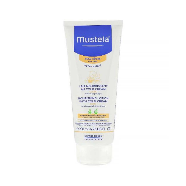 لوسیون-تغذیه-کننده-بدن-حاوی-کلد-کرم-موستلا-200-میلی-لیتر---Mustela-Nourishing-Body-Lotion-With-Cold-Cream-200-ml