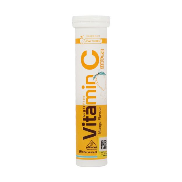 قرص-جوشان-ویتامین-C-1000-میلی-گرم-هلثی-مین-20-عدد---Healthimin-Vitamin-C-1000-Mg-20-Effervescent-Tabs