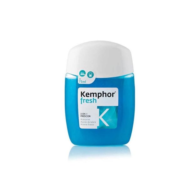 خمیر-دندان-و-دهانشویه-کمفور-حاوی-عصاره-نعنا-مدل-fresh-حجم-75-میلی-لیتر---kemphor-eucaliptus-2-in-1-frescor-75-ml