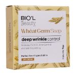 صابون-پاک-کننده-آرایش-صورت-بیول-حاوی-روغن-جوانه-گندم-100-گرم---Biol-Wheat-Germ-Face-Wash-Soap-100-g