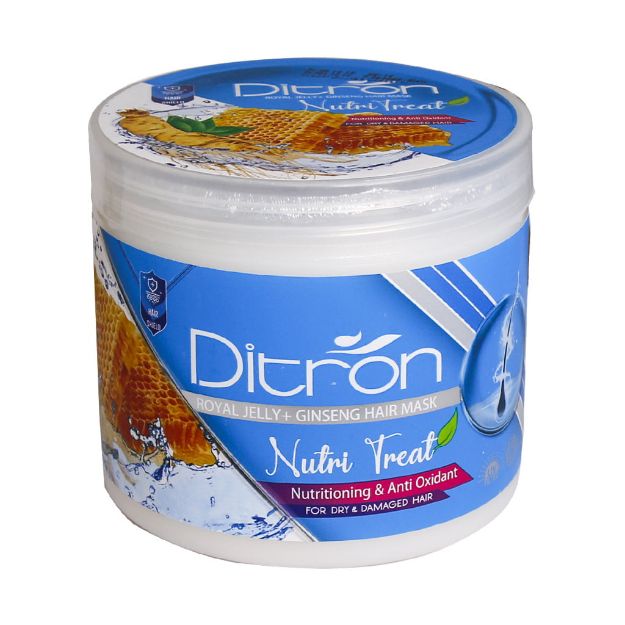 ماسک-مو-حاوی-رویال-ژل-+-عصاره-جینسینگ-دیترون-400-میلی-لیتر---Ditron-Nutri-Treat-Royal-Jelly-&-Ginseng-Hair-Mask-400-ml