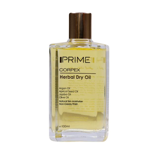روغن-خشک-گیاهی-پریم-مناسب-صورت-بدن-و-مو-100-میلی-لیتر---Prime-Corpex-herbal-Face-Body-And-Hair-Dry-Oil-100-ml