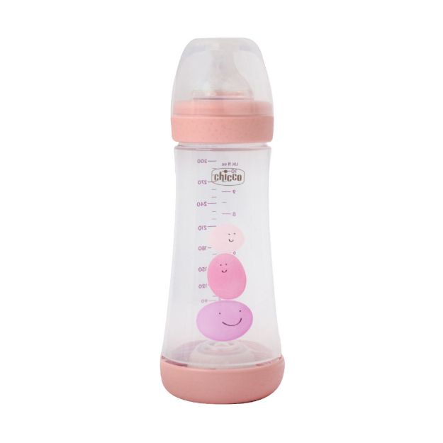 شیشه-شیر-ضد-نفخ-پرفکت-5-چیکو-مناسب-نوزادان-بالای-4-ماه-300-میلی-لیتر---Chicco-Perfect-5-Breast-Feeding-Bottles-For-Babies-Up-4-Months-300-Ml