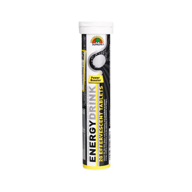 قرص جوشان انرژی سان لایف ۲۰ عدد - Sun Life Energy Drink 20 Effervvesent Tablets