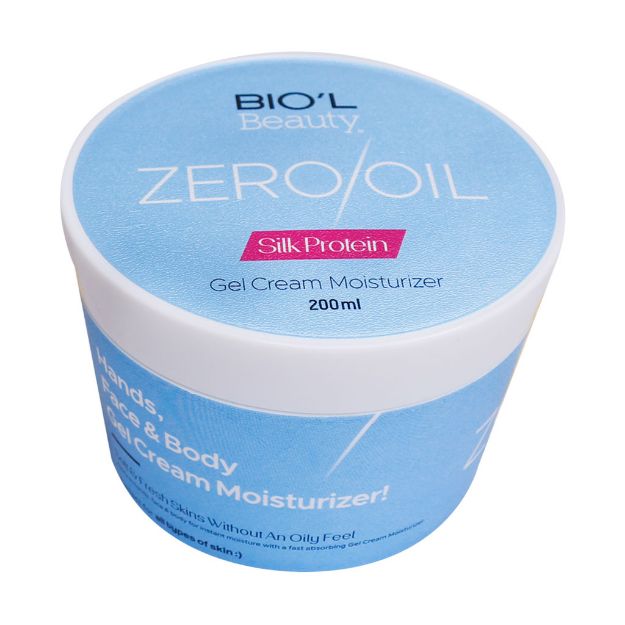 کرم-ژل-مرطوب-کننده-Zero-Oil-بیول-حاوی-پروتئین-ابریشم-200-میلی-لیتر---Biol-Zero-Oil-Silk-Protein-Gel-Cream-Moisturizer-200ml