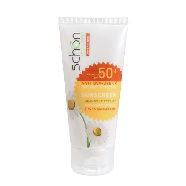 کرم-ضد-آفتاب-شون-⁺SPF50-مناسب-پوست-های-معمولی-تا-خشک-۵۰-میلی-لیتر---Schon-Sunscreen-SPF50⁺-Cream-For-Normal-And-Dry-Skins-50-ml