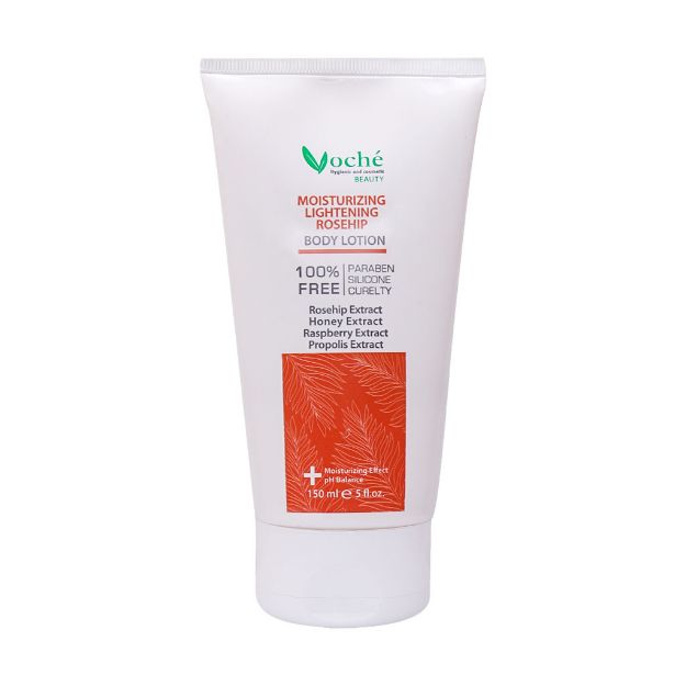 لوسیون مرطوب کننده و شفاف کننده بدن رزهیپ وچه 150 میلی لیتر - Voche Rosehip Moisturizing Body Lotion 150 ml
