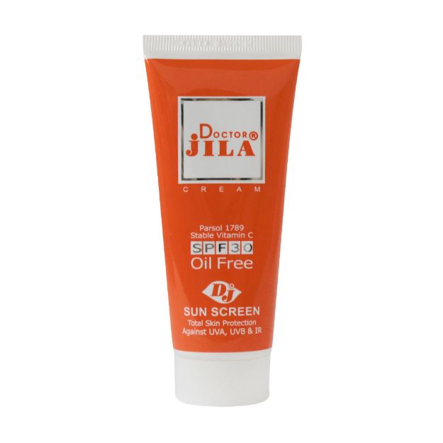 کرم-ضد-آفتاب-فاقد-چربی-دکتر-ژیلا-SPF30-حجم-۶۵-گرم---Doctor-Jila-Sun-Screen-Cream-Oil-Free-SPF30-65-g