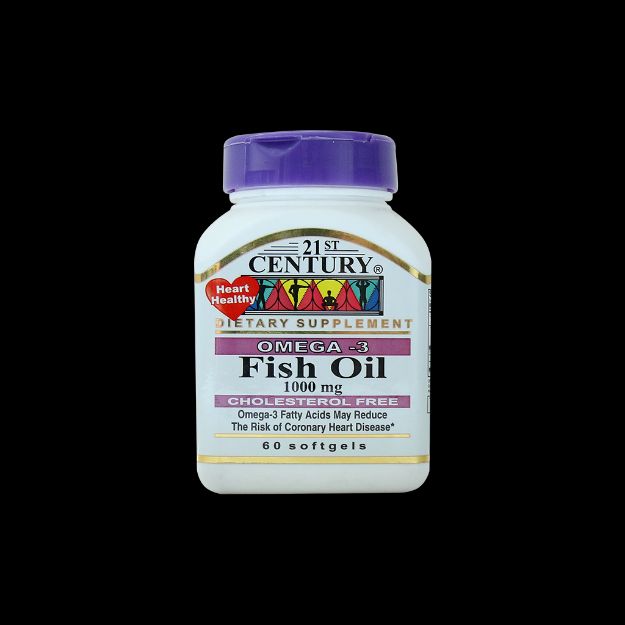 کپسول-ژلاتینی-امگا-3-21-سنتری-1000-میلی-گرم-60-عدد---21st-Century-Fish-Oil-Omega-3-1000-mg-60-Softgels