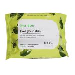 دستمال-مرطوب-پاک-کننده-آرایش-حاوی-عصاره-درخت-چای-بیول-20-عدد---Biol-Tea-Tree-Make-Up-Remover-For-Oily-Skin-20-Wipes