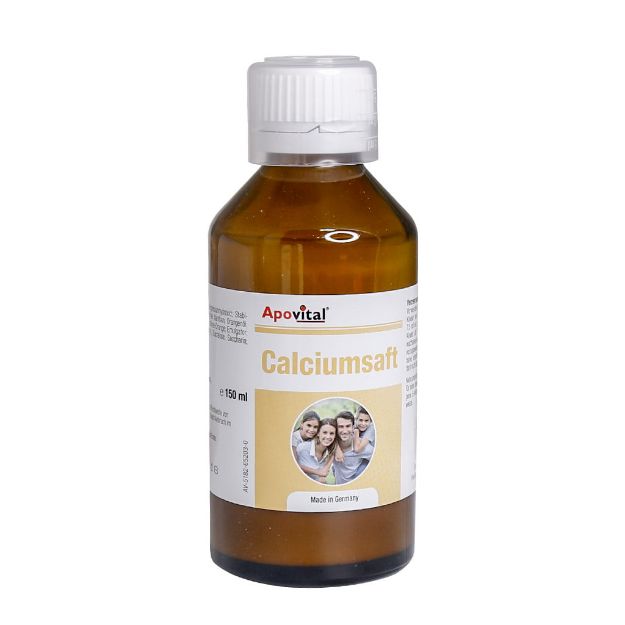 شربت کلسیم سافت آپوویتال 150 میلی لیتر - Apovital Calciumsaft Syrup 150 ml