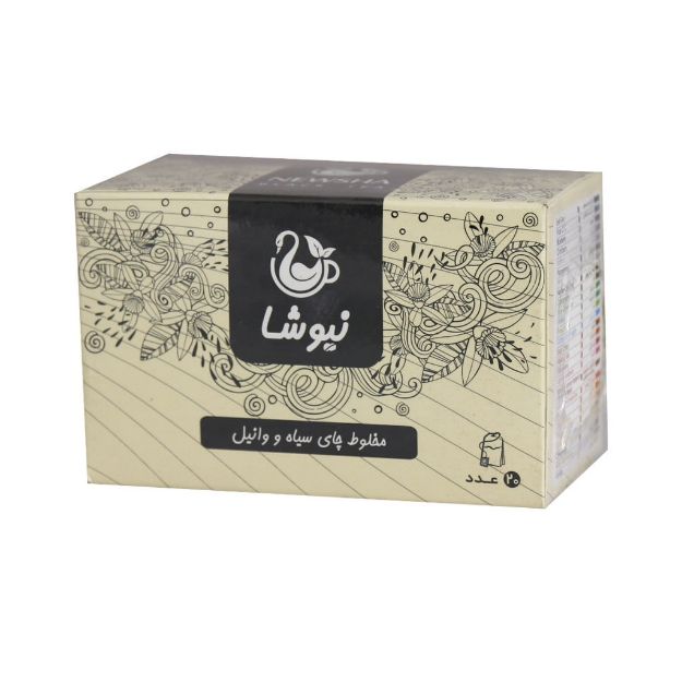مخلوط-چای-سیاه-و-وانیل-نیوشا-۲۰-عددی---Newsha-Vanilla-&-Black-Tea-20-Teabag