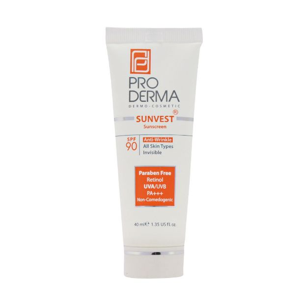 کرم-ضد-آفتاب-و-ضد-چروک-پرودرما-SPF90-حجم-۴۰-میلی-لیتر---ProDerma-Sunvest-Sunscreen-SPF90-All-Skin-40-ml