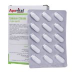 قرص-کلسیم-سیترات-همراه-با-منیزیم-زینک-و-ویتامین-D-آپوویتال-30-عدد---Apovital-Calcium-Citrate-Magnesium-Zinc-And-Vitamin-D-30-Tabs