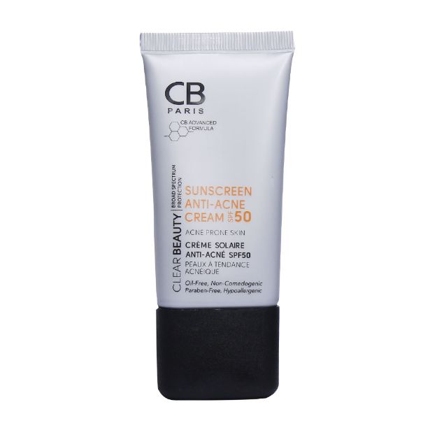 کرم-ضد-آفتاب-پوست-مستعد-آکنه-SPf-50-سی-بی-پاریس-40-میلی-لیتر---CB-Paris-Sunscreen-Anti-Acne-SPF-50-Cream-40-ml