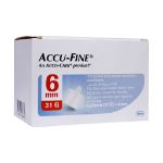 سرسوزن-قلم-انسولین-اکیوفاین-با-سوزن-6-میلی-متر-اکیوچک-100-عدد---Accu-Fine-insulin-pen-needle-6-mm-100-Pcs