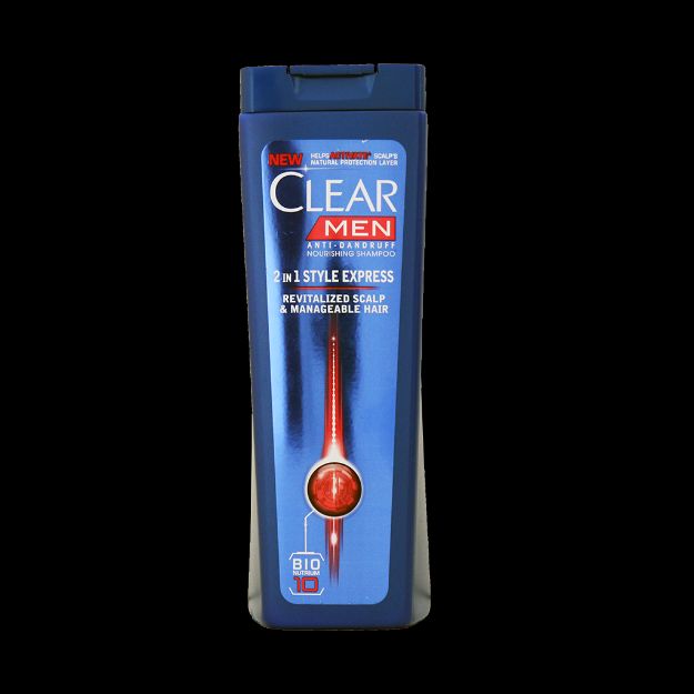 شامپو-ضد-شوره-و-حالت-دهنده-۲-در-۱-کلیر-مخصوص-آقایان---Clear-Anti-Dandruff-Shampoo-2-In-1-Style-Express-For-Men