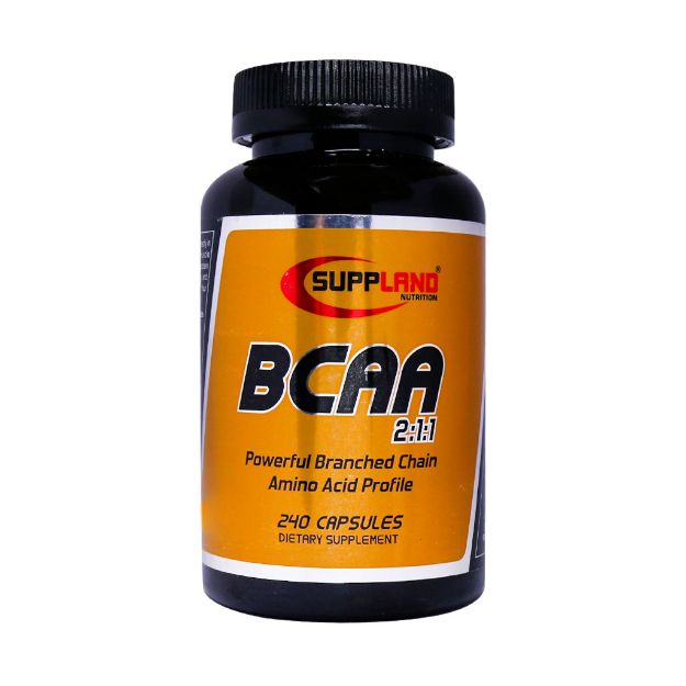 کپسول-بی-سی-ای-ای-2x1x1-ساپلند-نوتریشن-240-عدد---Suppland-Nutrition-BCAA-240-Caps