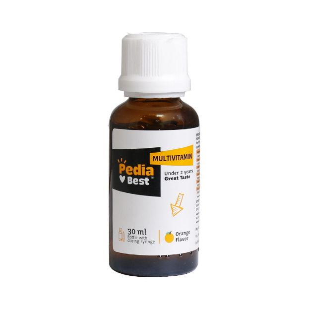 قطره مولتی ویتامین پدیابست با طعم پرتقال 30 میلی لیتر - Pedia Best Multivitamin Orange Flavor 30 ml