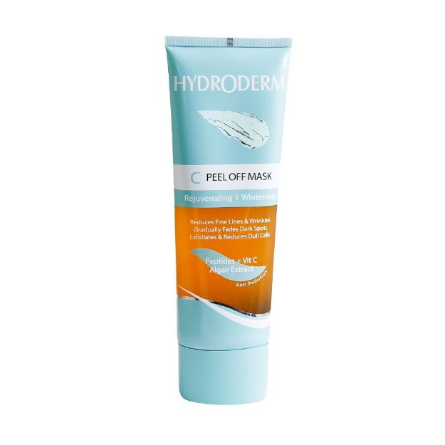 ماسک-ورقه-ای-هیدرودرم-حاوی-پپتید-و-ویتامین-C-پایدار-100-گرم---Hydroderm-Vitamin-C-Peel-Off-Mask-100-ml