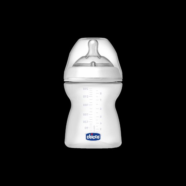 شیشه-شیر-استپ-آپ-۴+-چیکو-کد-۸۰۷۲۵-مناسب-نوزادان-بالای-۴-ماه---CHICCO-Natural-feeling-step-up-4+-Milk-Bottle-Code-80725