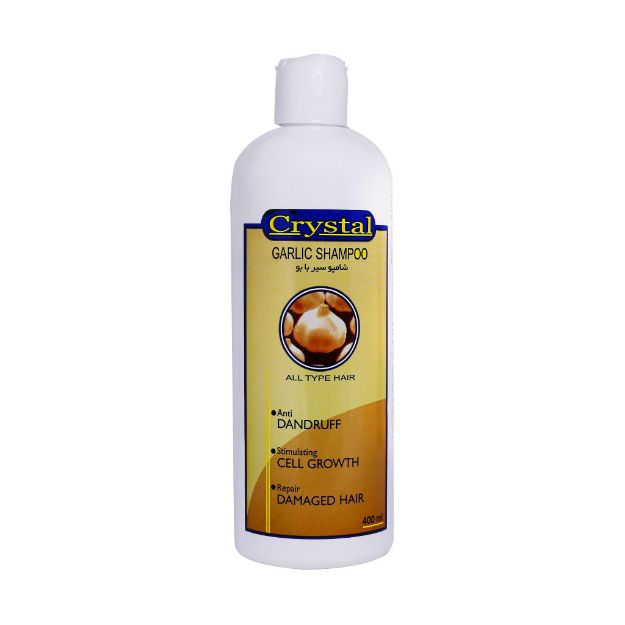 شامپو سیر با بو کریستال 400 میلی لیتر - Crystal Garlic Shampoo with Smell 400ml